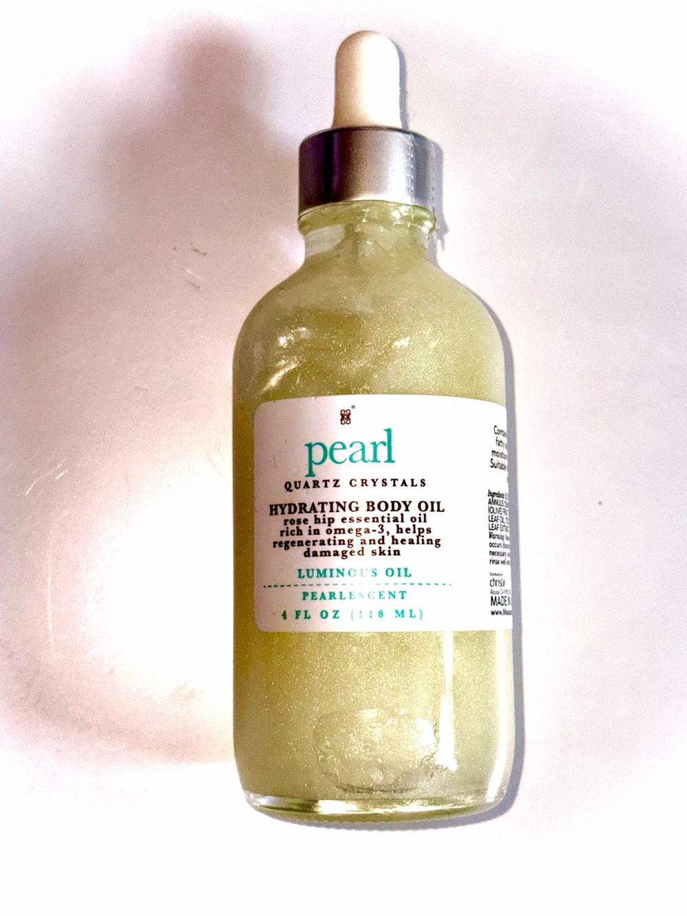 Pearl Hydrating Body Luminous Oil Pearlescent 4oz
